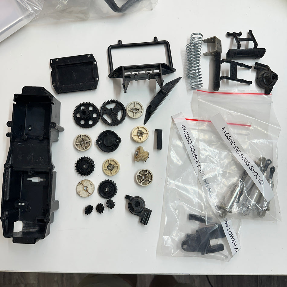 Kyosho Big Brute Double Dare RC Gears Shocks Tray More [SD40 Scratch & Dent]