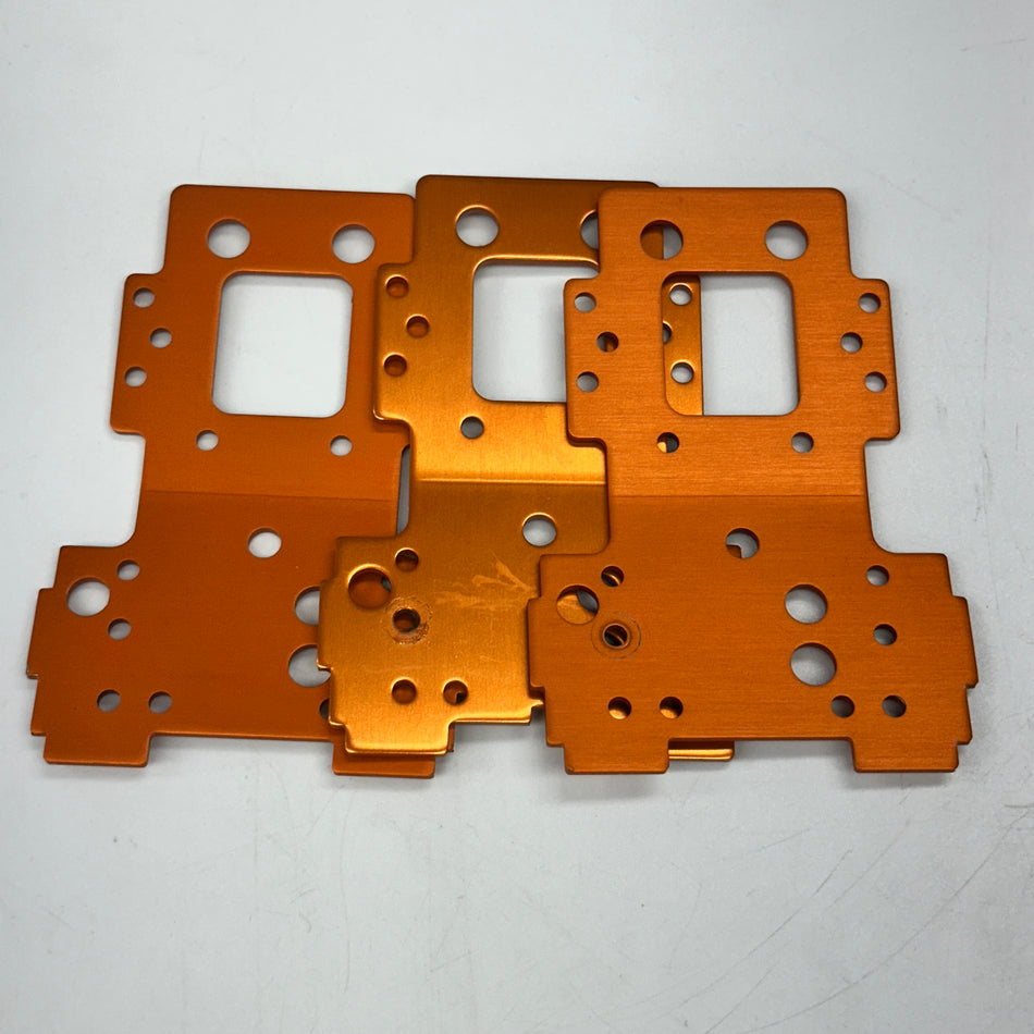 HPI Savage Alloy Orange Diff Plate 3pcs [Scratch & Dent]