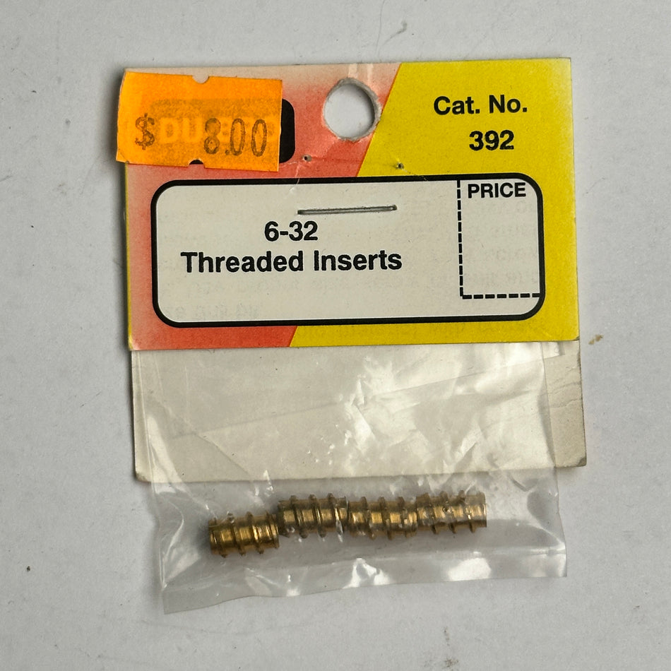Dubro 392 6-32 Threaded Inserts Nitro Part [Scratch & Dent]