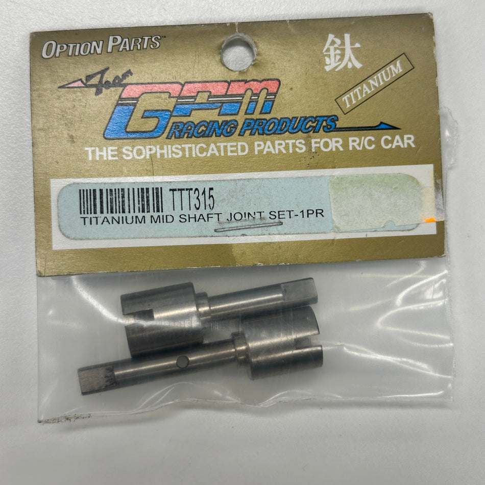 Team GPM TTT315 TT-01 Titanium Mid Shaft Joint Set [Scratch & Dent]
