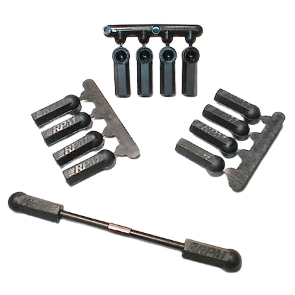 RPM Long Shank Rod Ends 4-40 Thread Suits Losi Associated HPI (12) RPM73392