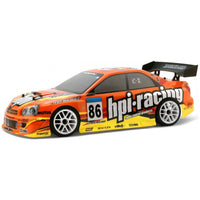 HPI Subaru Impreza Clear Unpainted 1/10 RC Body Shell (190mm/WB255mm) 7399
