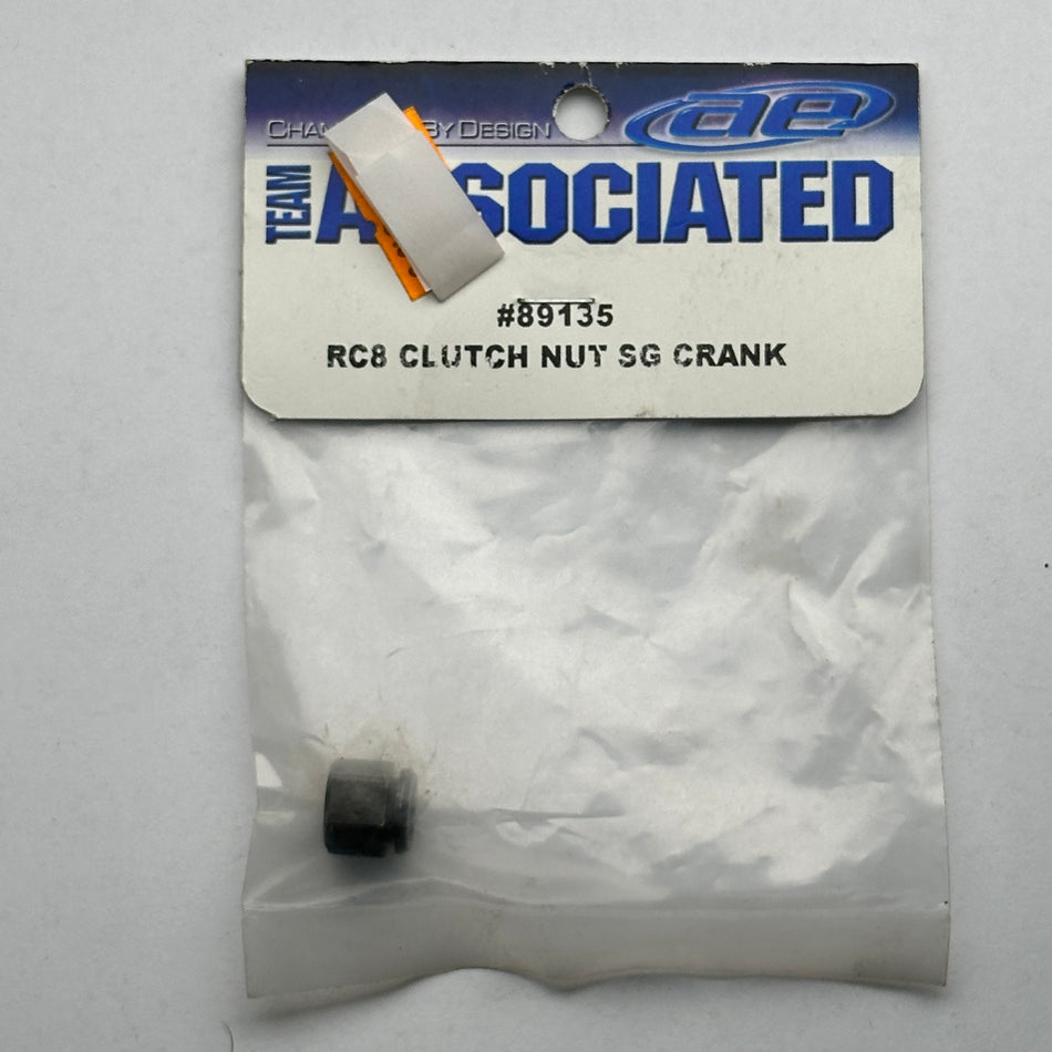 Team Associated 89135 RC8 Clutch Nut SG Crank Nitro Part [Scratch & Dent]