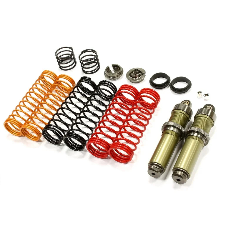 Big Bore Threaded Shock Body (2) Kit w/ Springs for HPI Savage Flux & X 4.6 2011 T6710GUN [Clearance Stock]