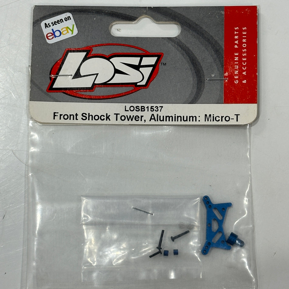 LOSI LOSB1537 Micro T Front Shock Tower Alloy Blue [Scratch & Dent]