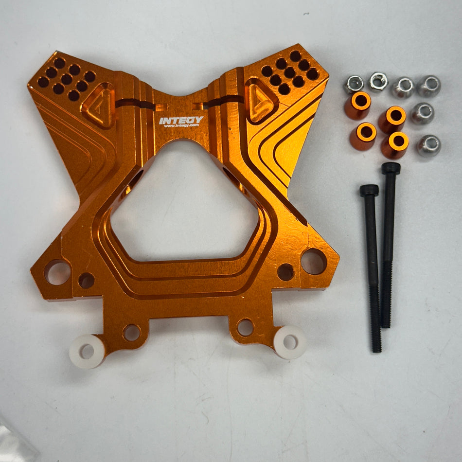 Integy T2 Shock Tower for HPI Savage X 4.6 & XL Alloy Orange [Scratch & Dent]