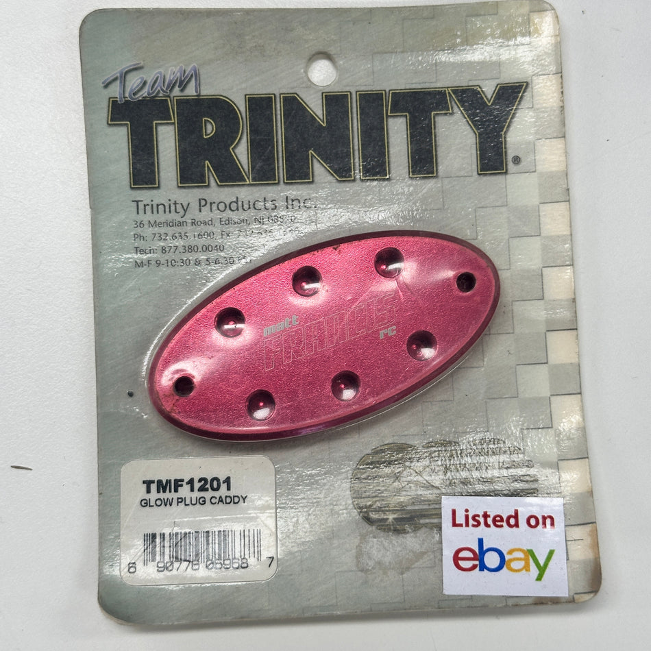 Team Trinity TMF1201 Glow Plug Caddy Storage for Nitro RC Car [QW070 Scratch & Dent]