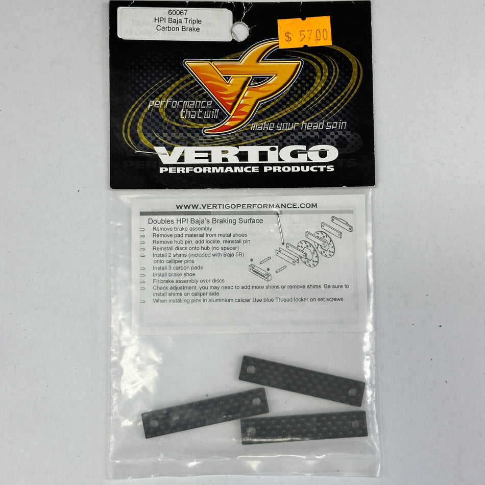 Vertigo 60067 HPI Baja Tripple Carbon Brake [Clearance Stock]