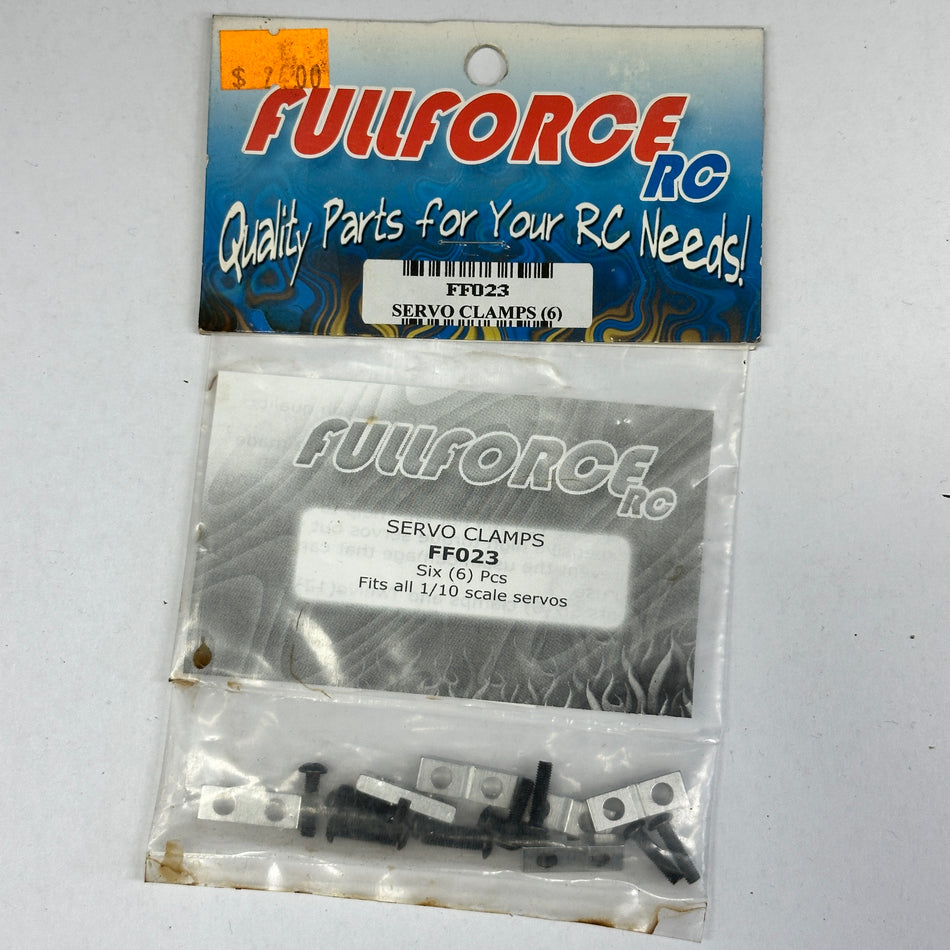Fullforce FF023 1/10 Servo Clamps Alloy & Screws [Scratch & Dent]