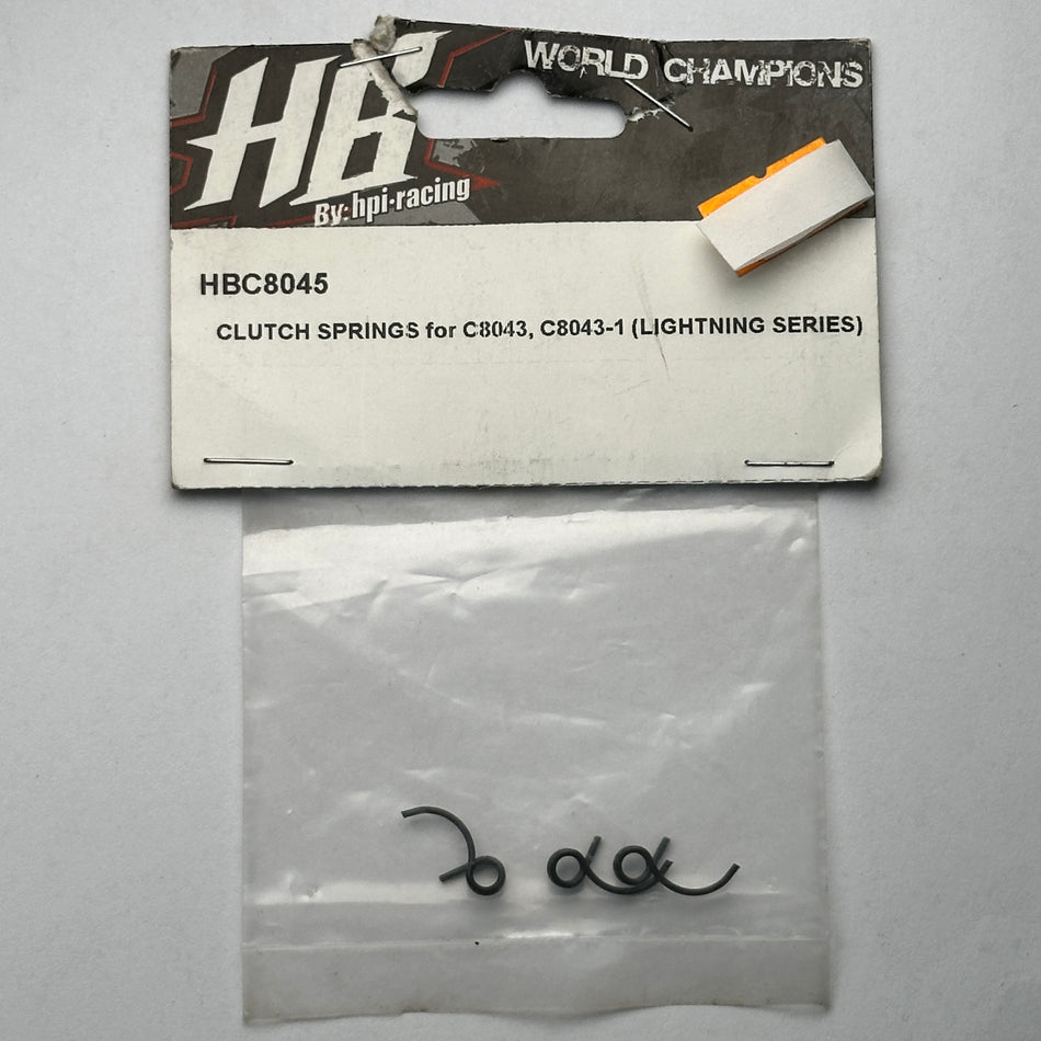 Hot Bodies HBC8045 Clutch Springs for C8043 -1 Nitro Part [Scratch & Dent]