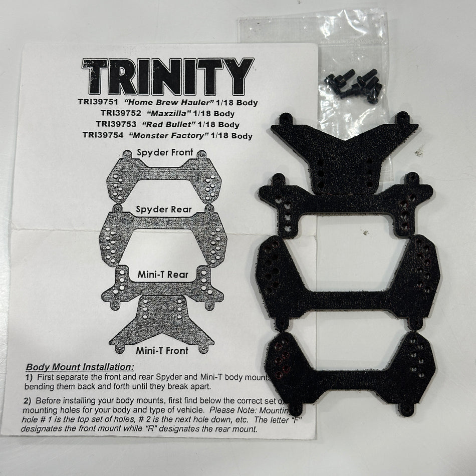 Trinity Losi Mini T Spyder Shock Towers Front Rear [Scratch & Dent]