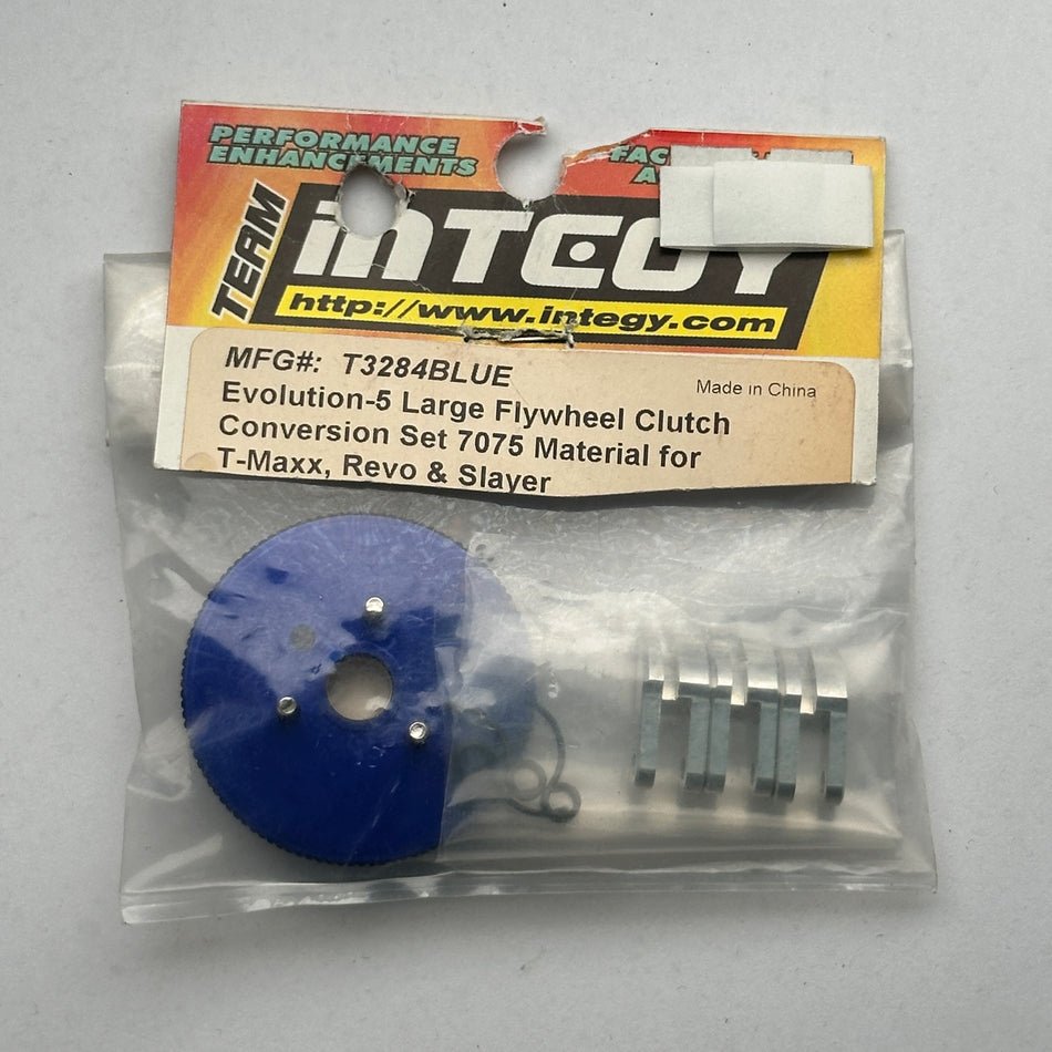 Integy T3284BLUE Evo-5 Flywheel Clutch Conversion T-Maxx Revo Nitro Part [Scratch & Dent]