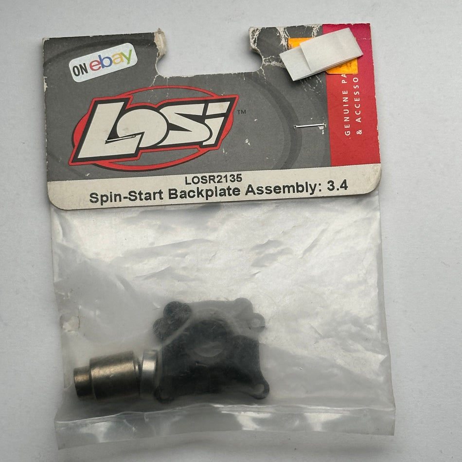 Losi LOSR2135 Spin Start Backplate Assembly 3.4 Nitro Part [Scratch & Dent]