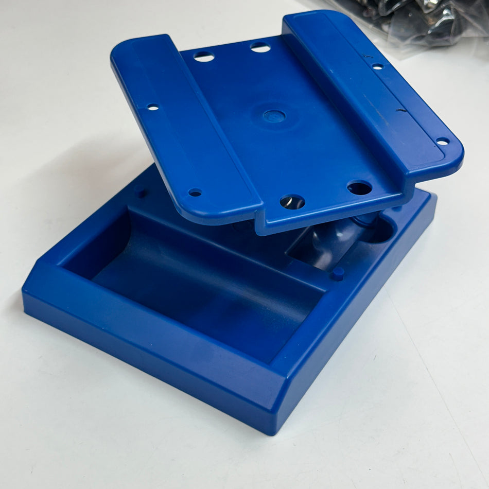 RC Car Stand 1/10 1/8 Blue Plastic Swivel [SD34 Scratch & Dent]