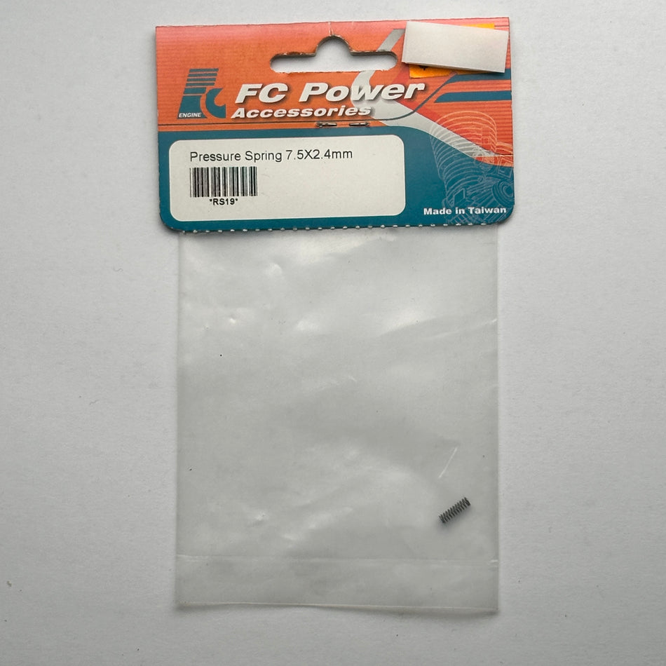 FC Power Pressure Spring 7.5x2.4mm RS19 Nitro Part [Scratch & Dent]
