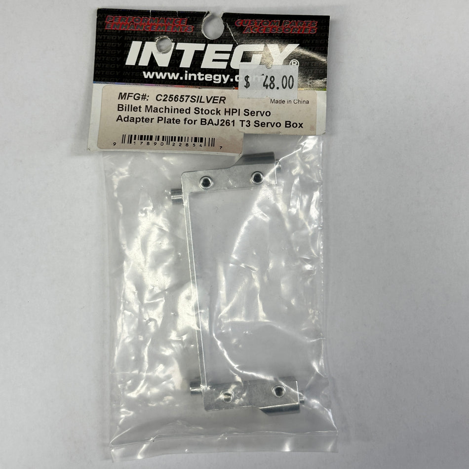 Integy C25657 HPI Baja Servo Adapter Machined [Clearance Stock]