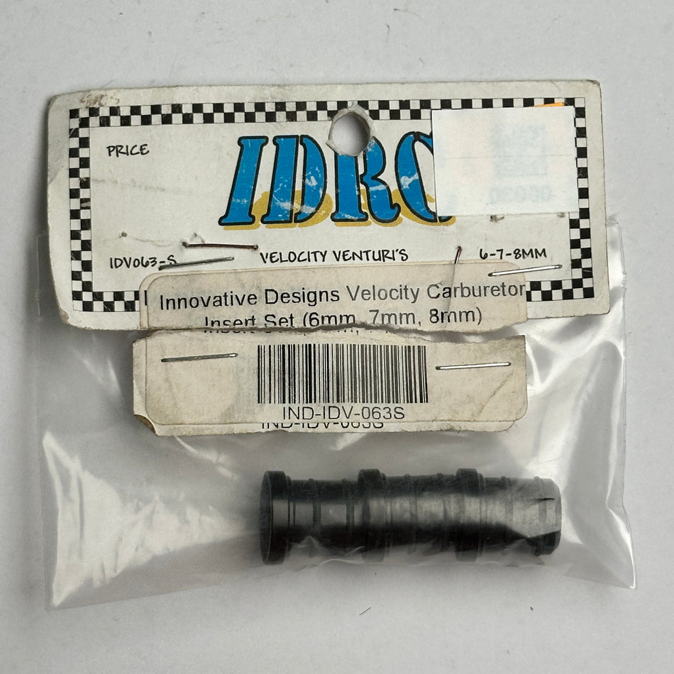 IDRC Innovative Designs Velocity Carburettor Set 6mm 7mm 8mm Nitro Part [Scratch & Dent]