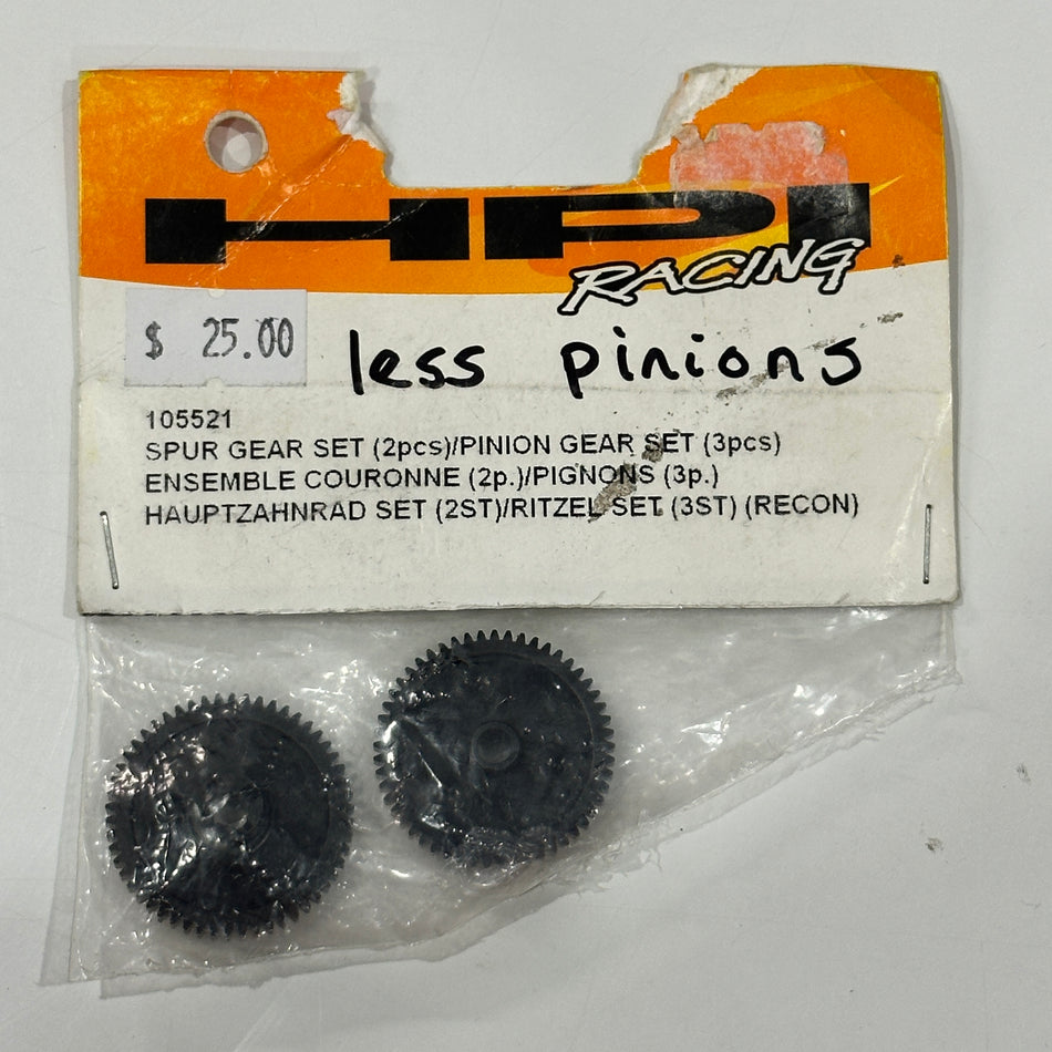 HPI 105521 Cup Racer Spur Gear Set (No Pinion) [Scratch & Dent]