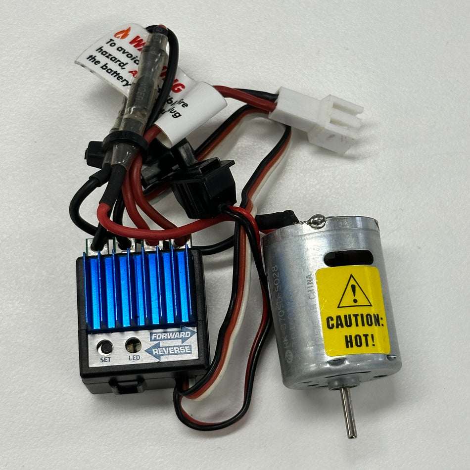 Team Associated RC18 Brushed Motor and ESC used [QE036 Scratch & Dent]