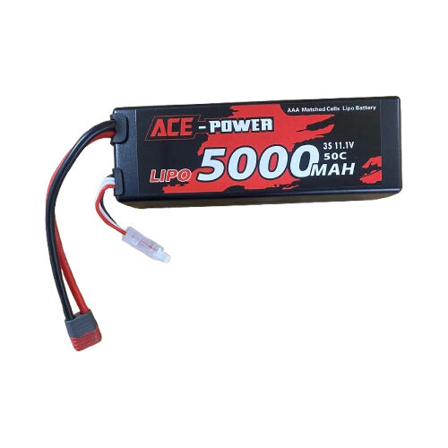 Ace Power 3S LiPo Battery 5000mAh 50C Hard Case Deans