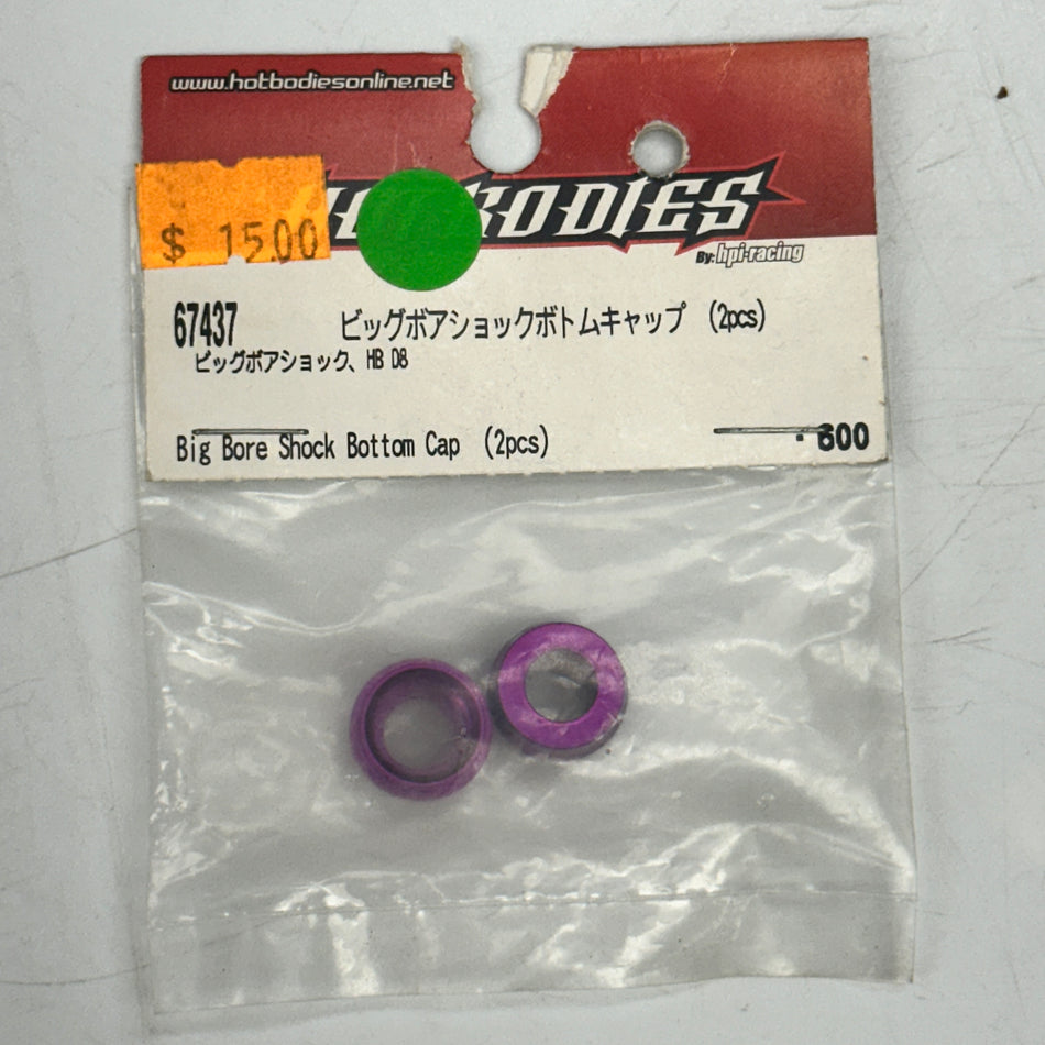HPI 67437 Purple Big Bore Shock Bottom Cap 2pcs [Scratch & Dent]