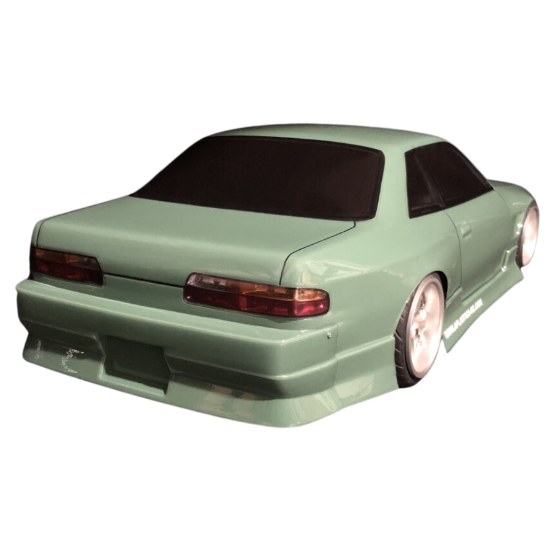 APlastics Nissan S13 Onevia Silvia Clear Unpainted 1/10 RC Body Shell ...