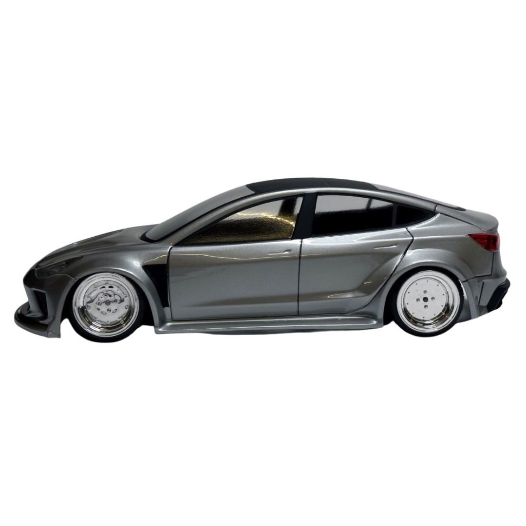 APlastics Tesla Model 3 Widebody Clear Unpainted 1/10 RC Body Shell TS ...