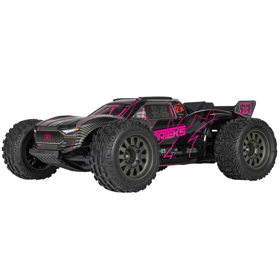 Arrma Vorteks 223S DSC 2WD RTR Brushless RC Stadium Truck Pink ARA3505T3