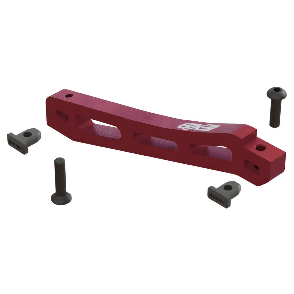 ARRMA Aluminum Front Brace V2 1/8 6S Kraton Notorious Models Red ARA320756