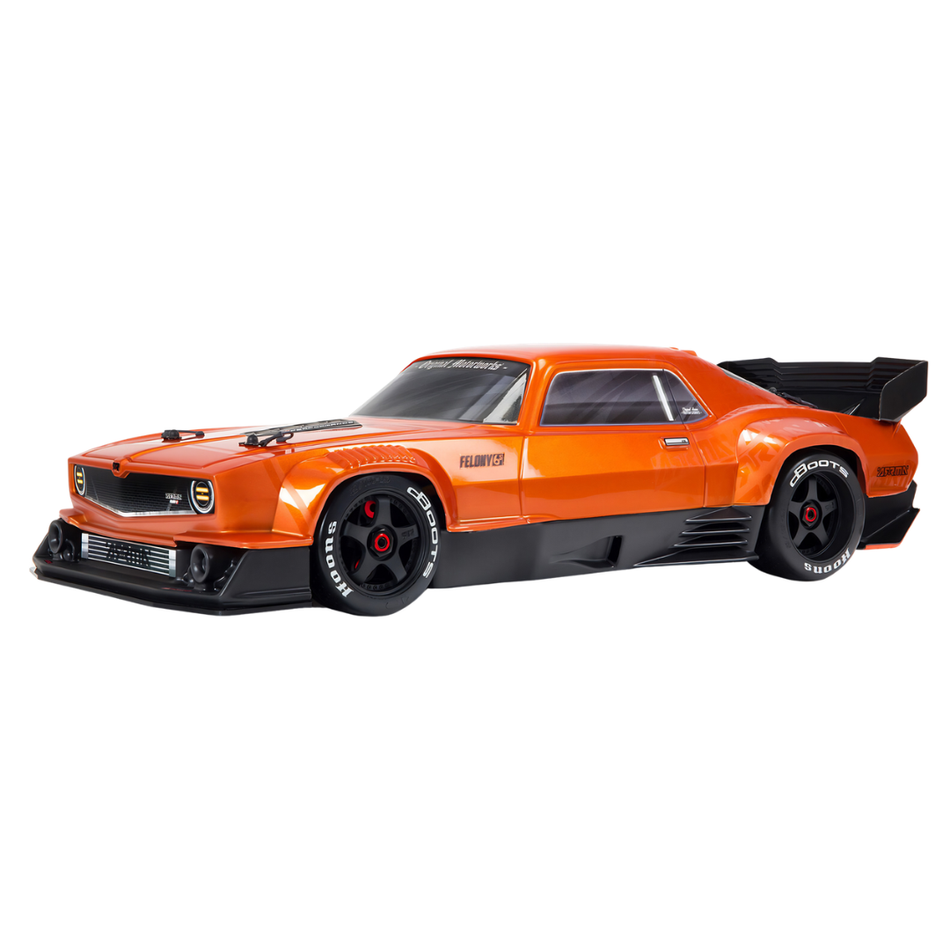 ARRMA Felony 6S BLX 1 7 4WD RTR Brushless Street Bash Orange ARA7617V2T2
