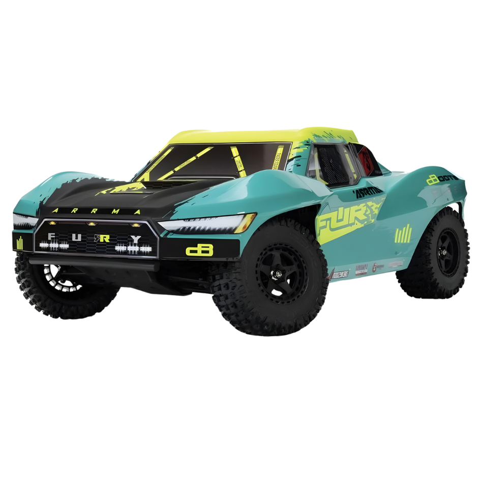 ARRMA Fury 223S BLX 1/10 2WD RTR SCT Green ARA3521T2