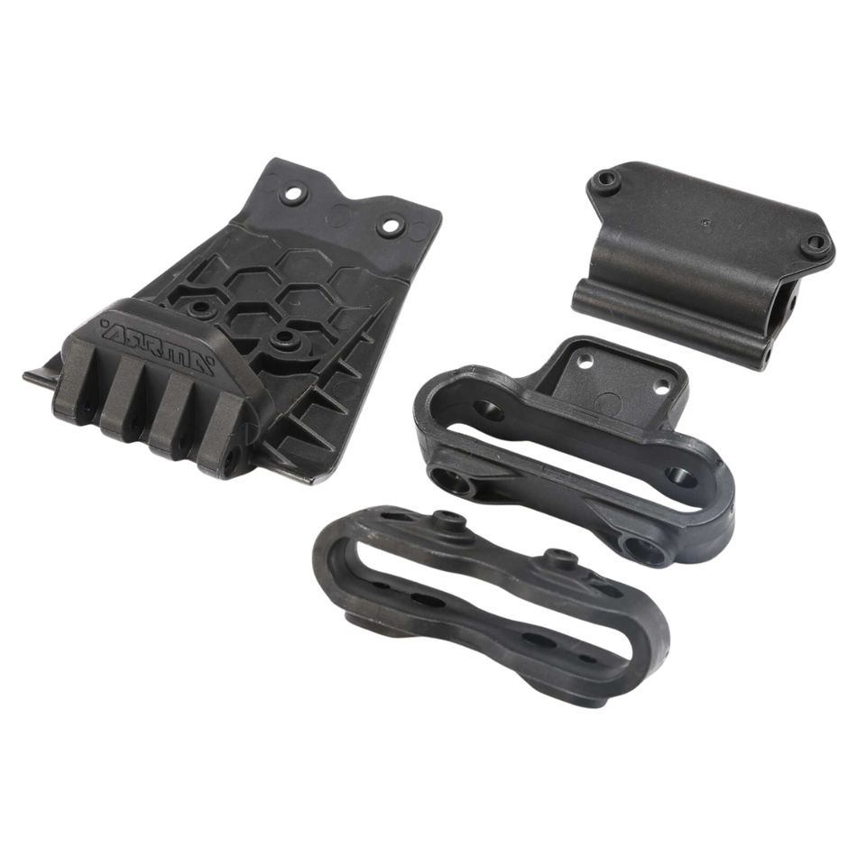 ARRMA Lower Skid And Bumper Mount Set Suits 1/10 Gorgon Quake 2WD ARA320670