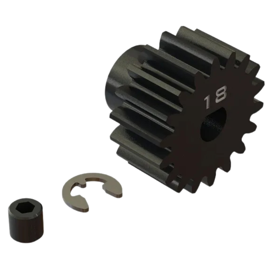 ARRMA 6S BLX 18T Mod1 Safe-D Pinion Gear Steel 310965