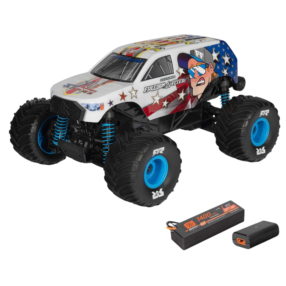 ARRMA Freedom Flyer Grom 1/16 4x4 RTR RC Monster Truck White ARA2130FF