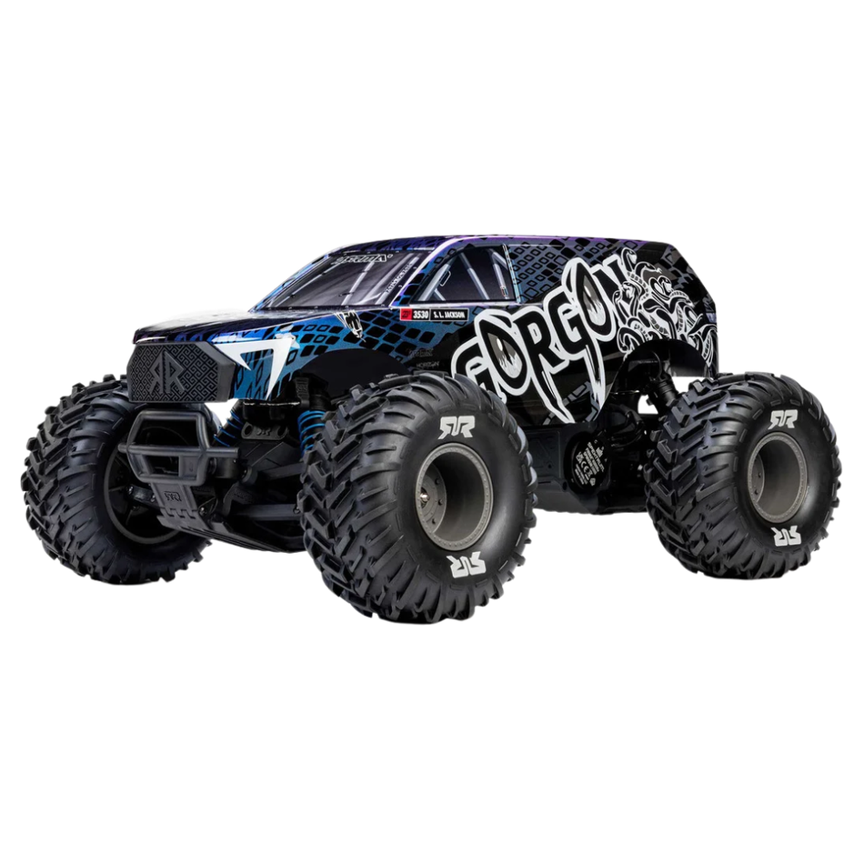 ARRMA Gorgon 223S BLX 1/10 2WD Monster Truck Blue Black 3530T1