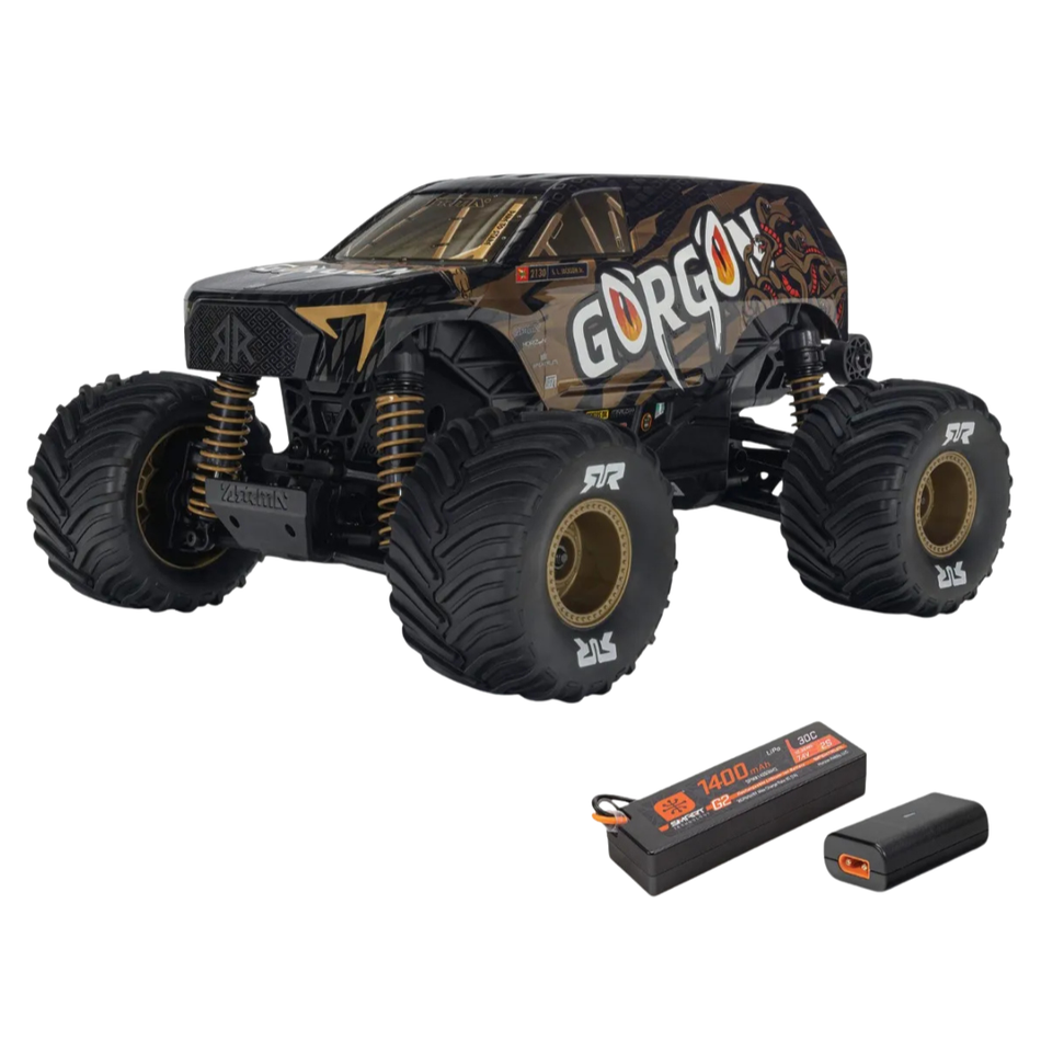 ARRMA Gorgon Grom 1/16 4X4 RTR Brushed Monster Truck Bronze ARA2130T3