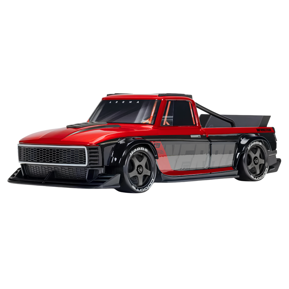 ARRMA INFRACTION GROM 3S BLX 1/12 4WD RTR Brushless Street Bash Truck Red/Black ARA2315ST1