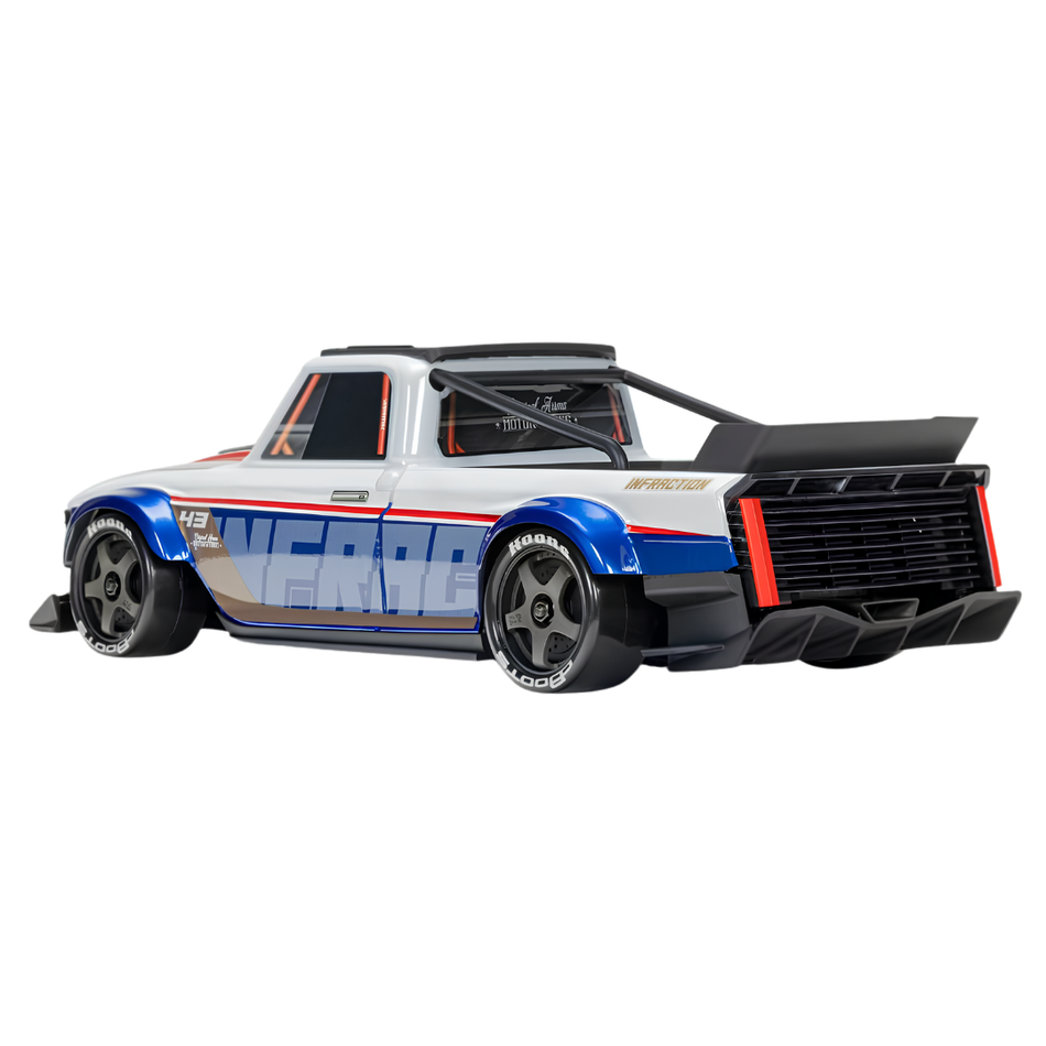 ARRMA INFRACTION GROM 3S BLX 1/12 4WD RTR Brushless Street Bash Truck White/Blue ARA2315T1