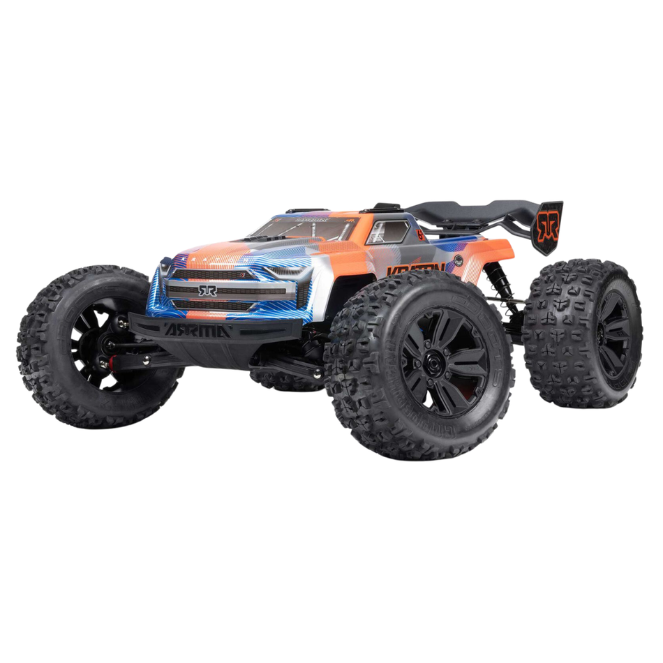 ARRMA Kraton 6S BLX 4X4 RTR Speed Monster Truck Blue Orange ARA8608V6T1