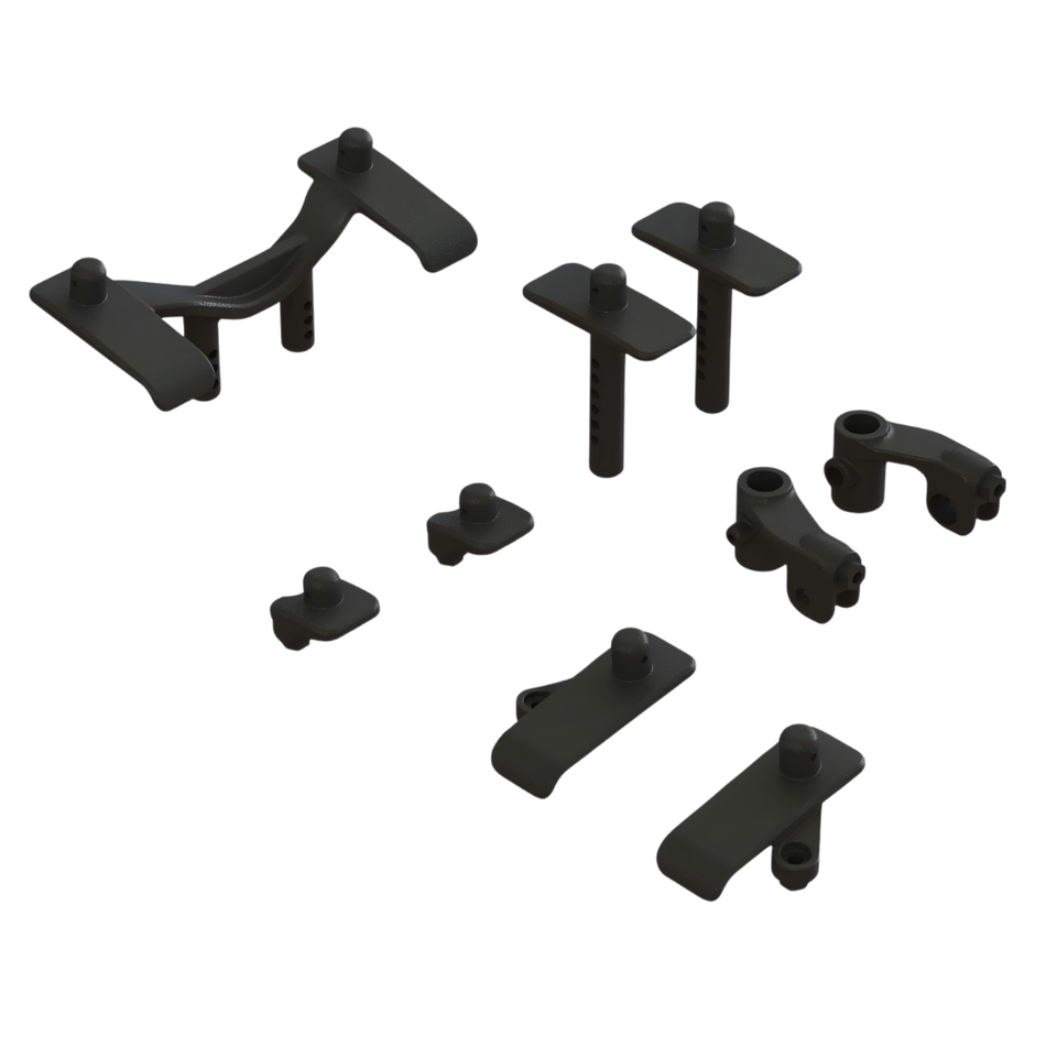 ARRMA Kraton 8S Body Post Set Front Rear Composite ARA320485