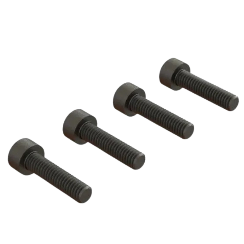 ARRMA M4x12mm Cap Head Machine Screw Set Steel 4pcs AR723412