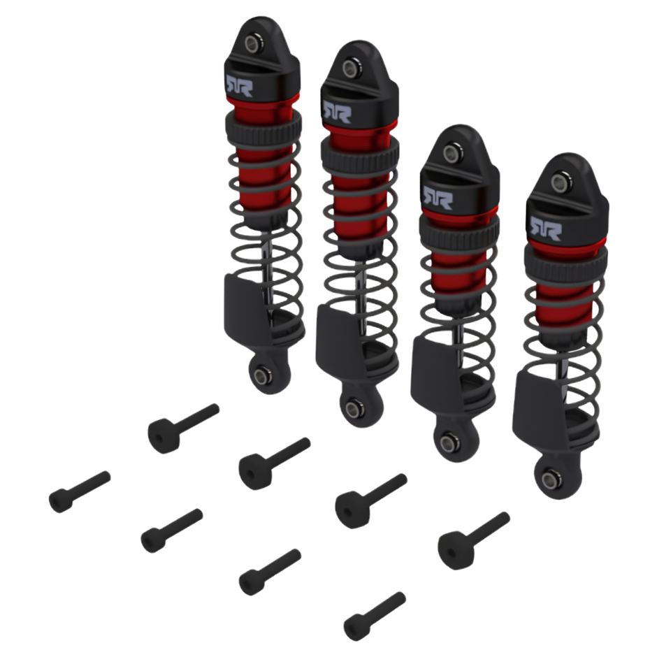 ARRMA MINI KRATON 3S Aluminium Shock Set 700 cSt Red 4pc ARA-2670