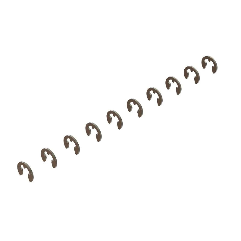 ARRMA Steel E-Clip DIN 6799 3.2mm 10pcs Suits KRATON 8S BLX AR710006
