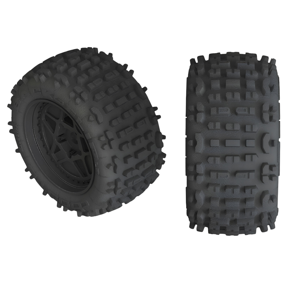 ARRMA dBoots Backflip LP 3.8 Tyres Wheels 17mm 4S 2pcs AR550050