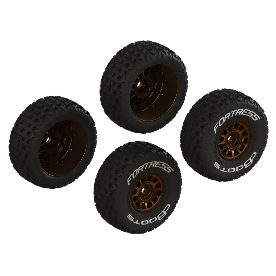 ARRMA dBoots Fortress Glued Tyre Set Bronze 2 Pairs ARA-2024