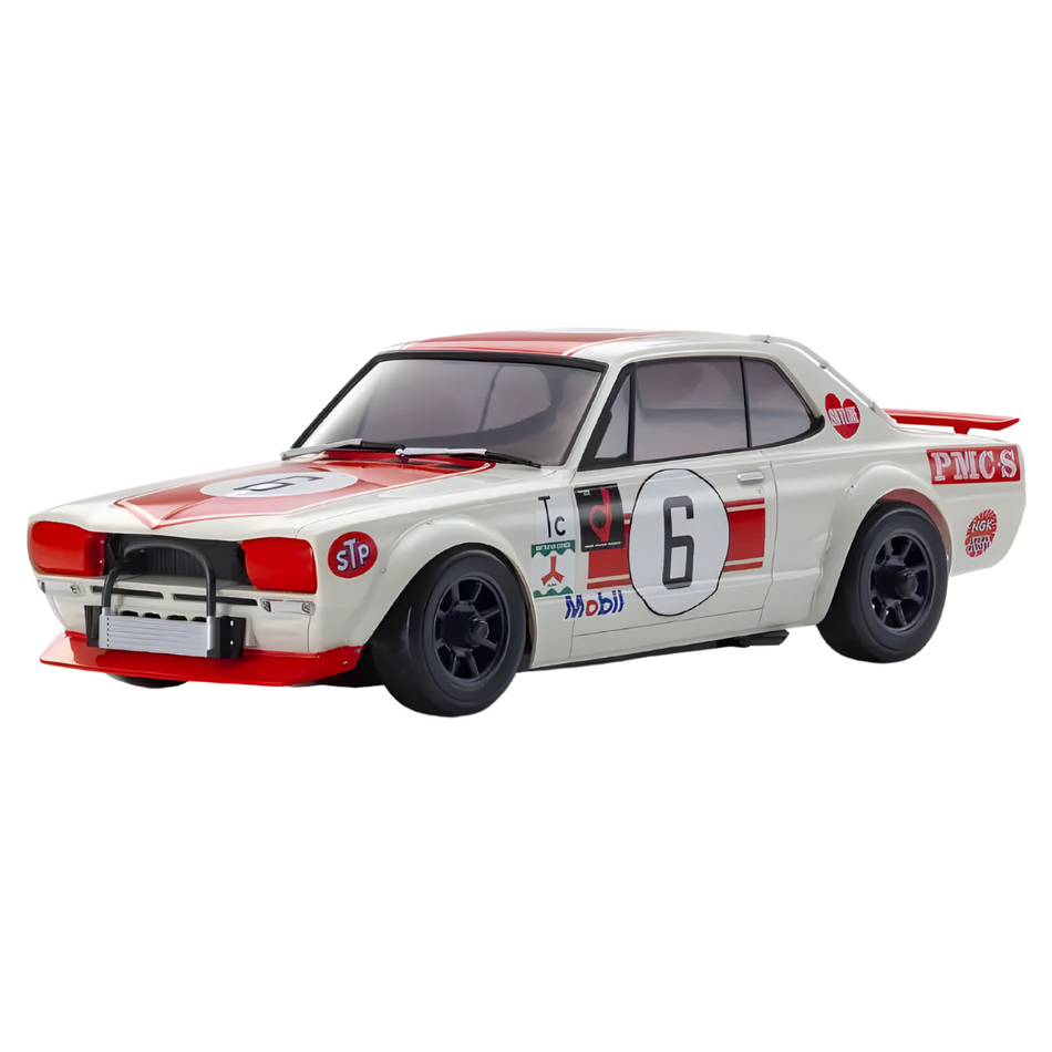 Kyosho Mini-Z Nissan Skyline 2000GT-R (KPGC10) Racing 1972 Body Shell MZP472R