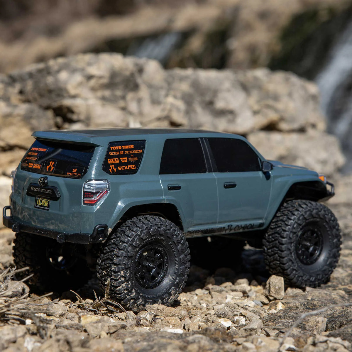 Forerunner Crawler Axial SCX24 2024 Toyota 4Runner 1/24 Crawler RTR RC Gun Metal Gray AXI ...