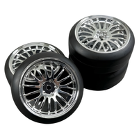 Absima 1/10 Drift Wheel Set The Pimp Chrome 4pcs AB2510053