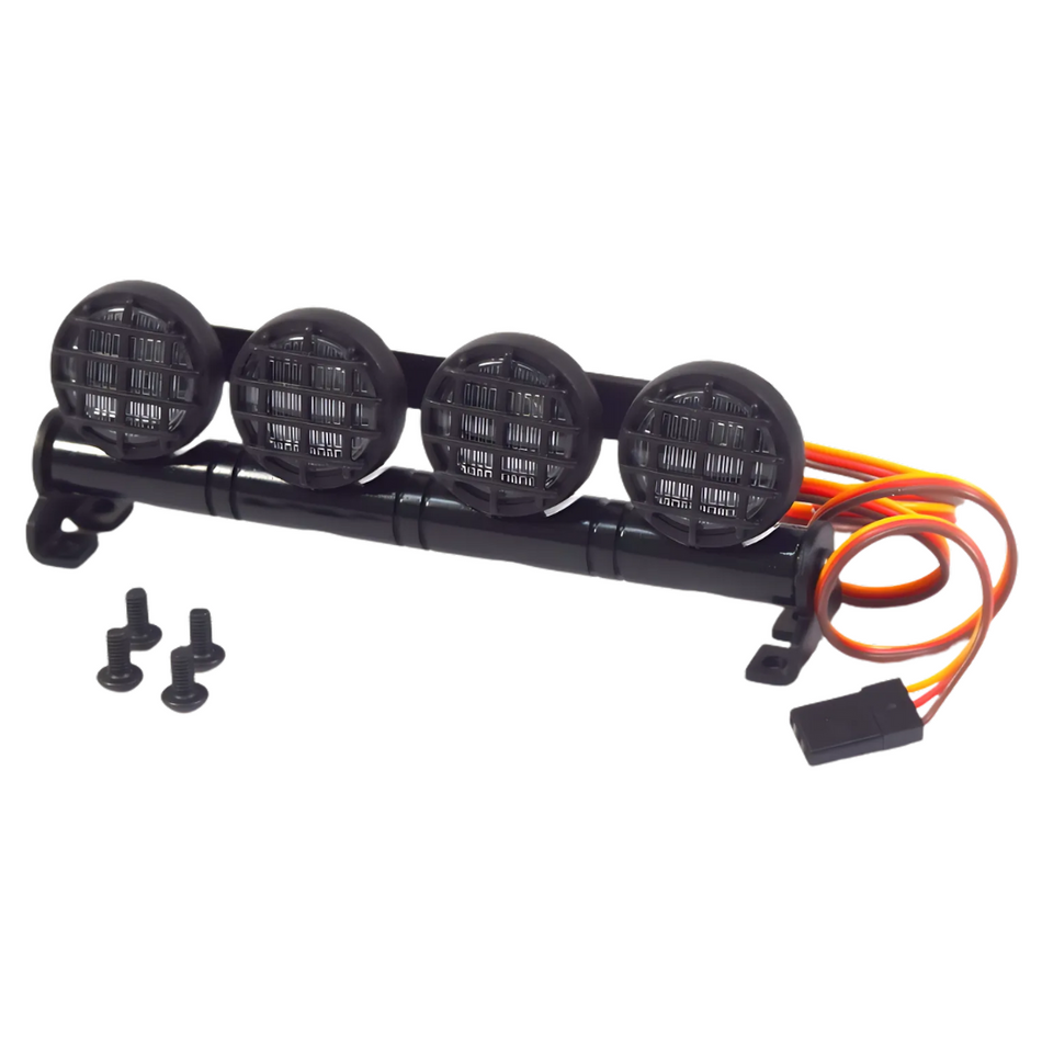Absima Multifunction LED Light Bar Round Spotlights For RC Crawler 2320037