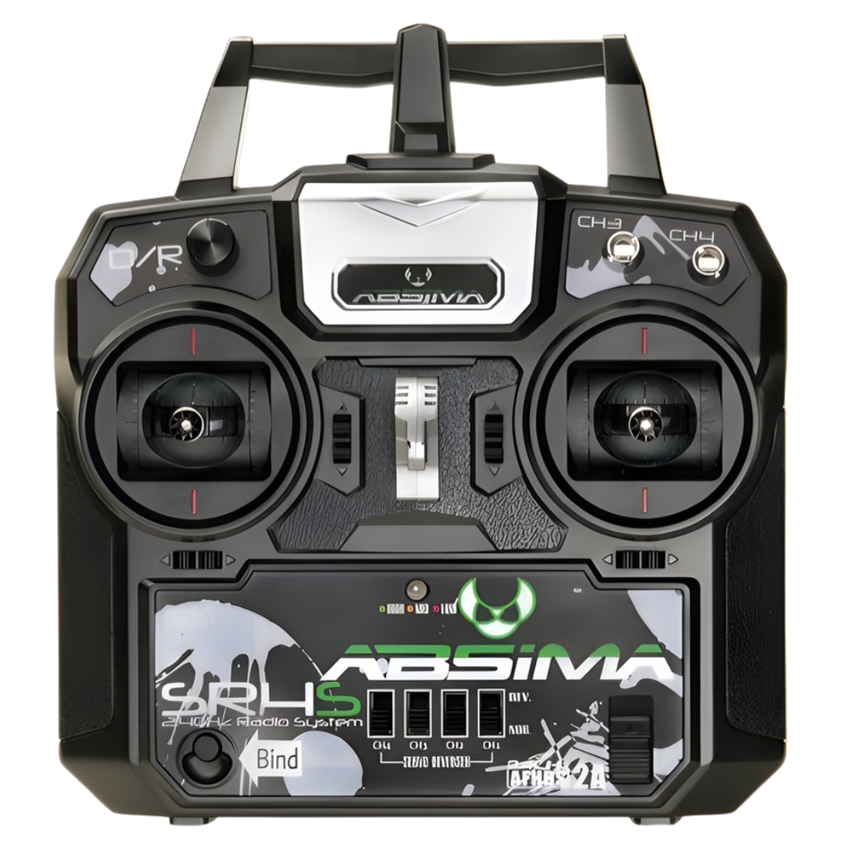 Absima SR4S 4 Channel 2.4GHz Stick Radio With Receiver AB2000022